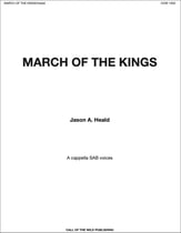 March of the Kings SAB choral sheet music cover
